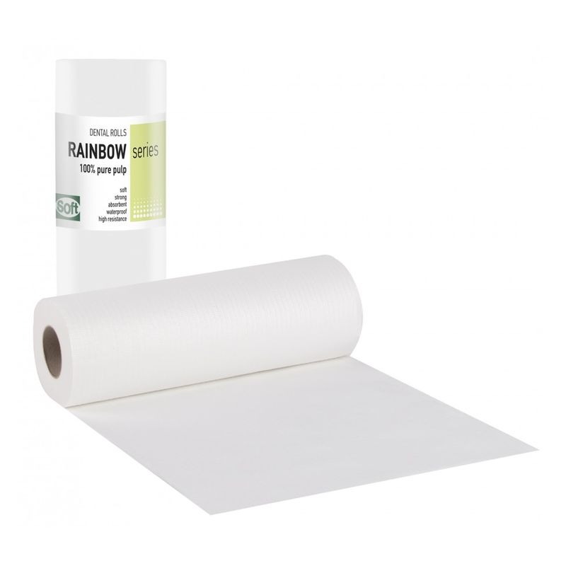 Οδοντιατρική πετσέτα Soft Care σε ρολό - Λευκό