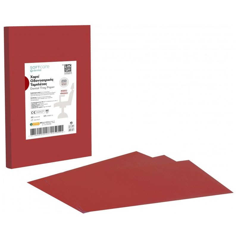 Χαρτί οδοντιατρικής ταμπλέτας - Μπορντώ