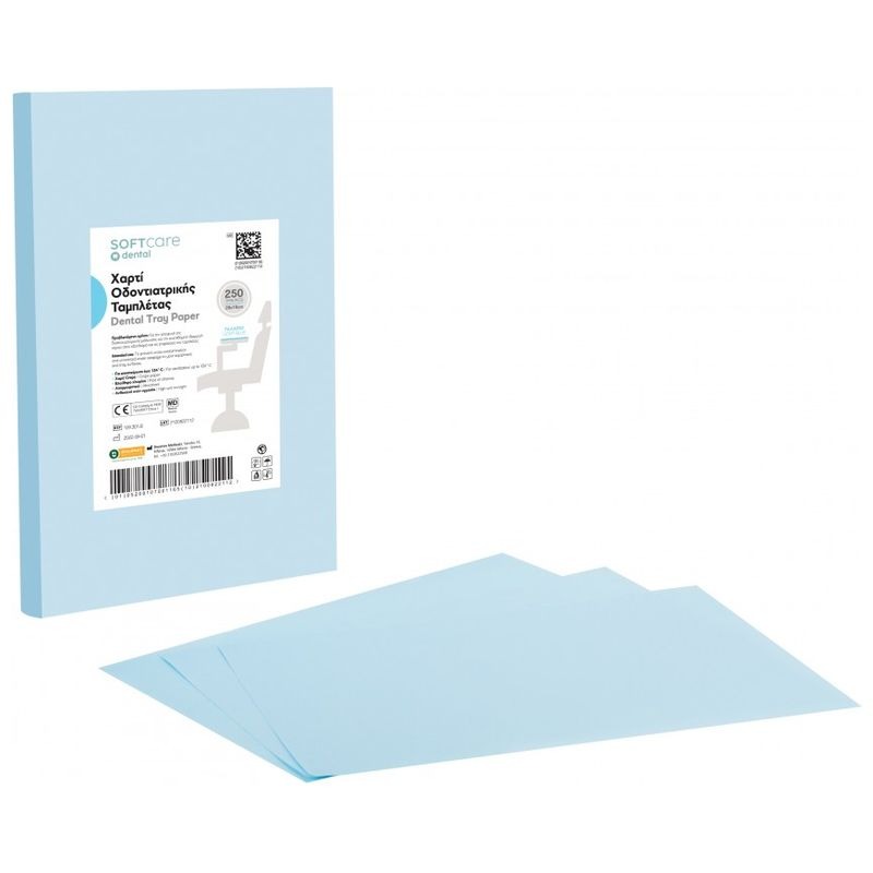 Χαρτί οδοντιατρικής ταμπλέτας - Γαλάζιο