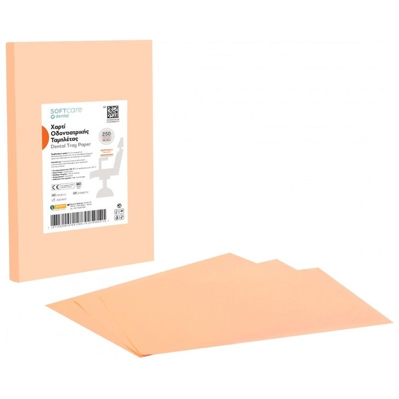 Χαρτί οδοντιατρικής ταμπλέτας - Πορτοκαλί